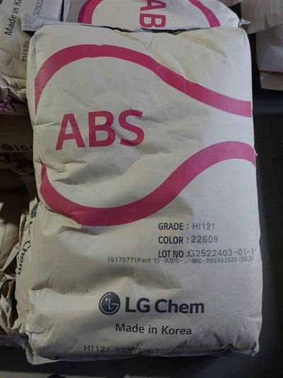 Resina plástica del ABS del color MFI 22 de la naturaleza de LG HI121 del moldeo a presión de la resina plástica del ABS para la pieza de la irrigación